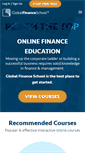 Mobile Screenshot of globalfinanceschool.com